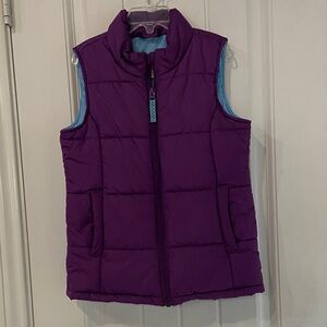 NWOT Lands' End Kids Blue Puffer Vest